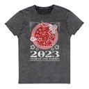 Chinese Lunar Year - Rabbit Unisex Denim T-Shirt
