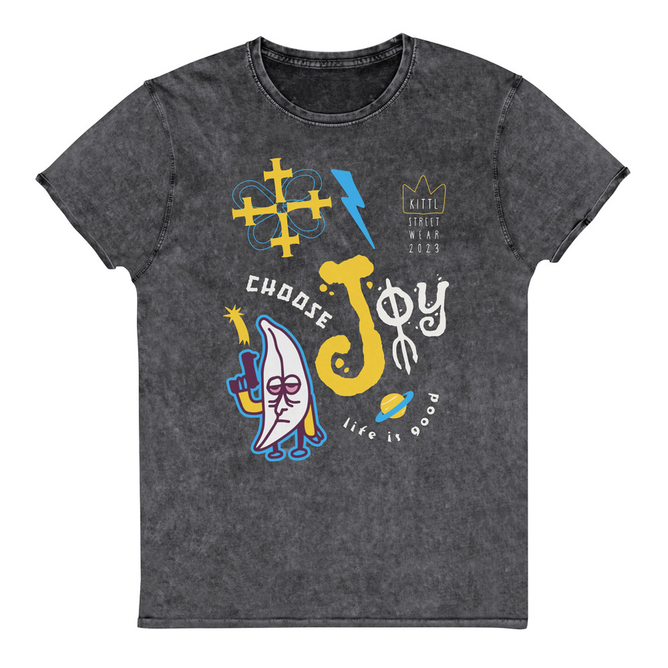 Choose Joy Unisex Denim T-Shirt