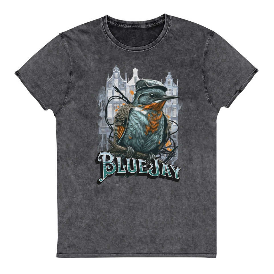 Classic Bird  Unisex Denim T-Shirt