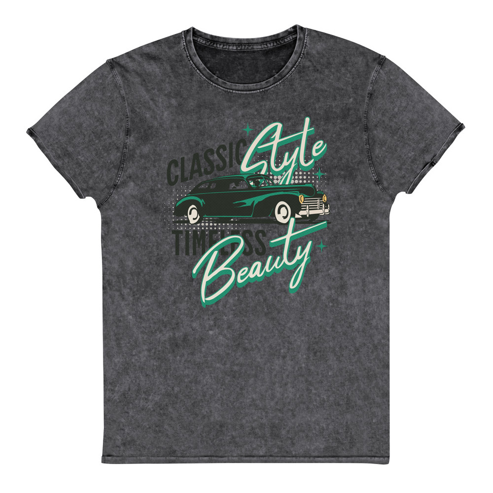 Classic Style Timeless Beauty Unisex Denim T-Shirt