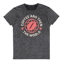 Coffee and Then The World - Earth Unisex Denim T-Shirt