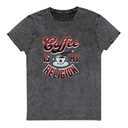 Coffee is my Religion - Funny Unisex Denim T-Shirt