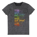 Colorful Retro Keyboard Unisex Denim T-Shirt