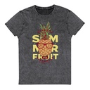Cool Pineapple - Tropical Fruit Unisex Denim T-Shirt