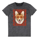 Corgi Loves - Cute Dog Unisex Denim T-Shirt