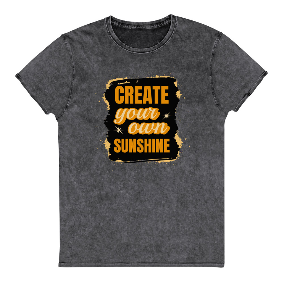 Create your own Sunshine Unisex Denim T-Shirt