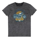 Custom Garage - Motorcycle Unisex Denim T-Shirt