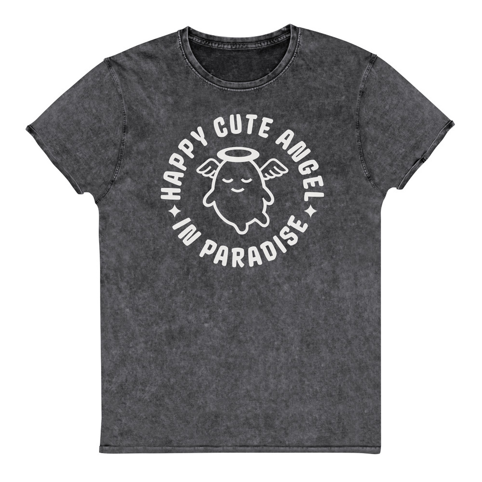 Cute Angel - Wings Unisex Denim T-Shirt