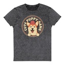 Cute Puppy Gang - Corgi Unisex Denim T-Shirt