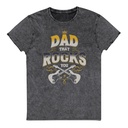 Dad That Rocks You - Electric Guitar Unisex Denim T-Shirt