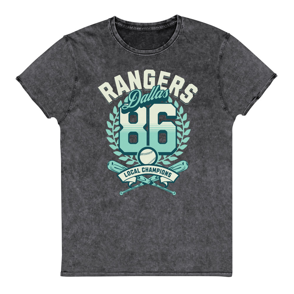 Dallas Rangers - Old School Sports Unisex Denim T-Shirt