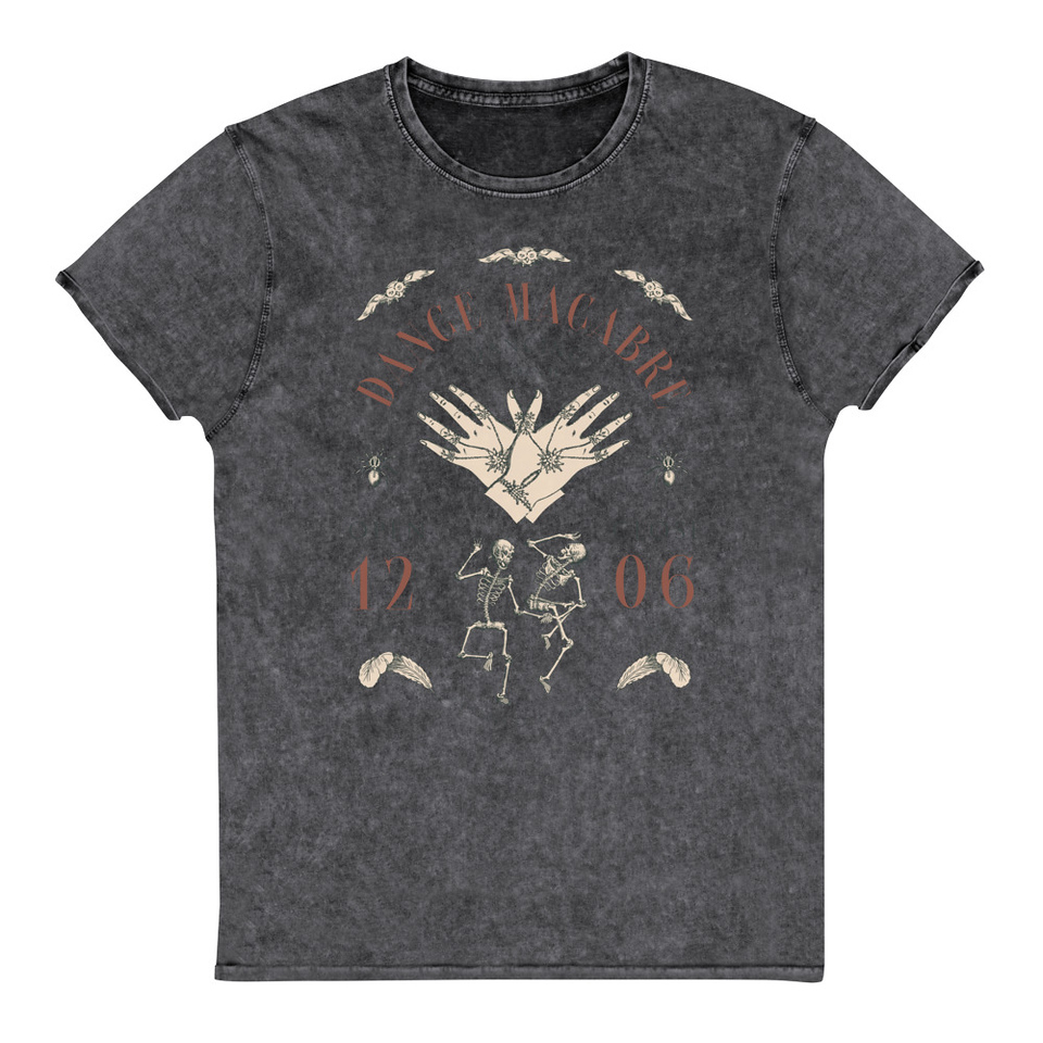 Dance Macabre - Dancing School Unisex Denim T-Shirt