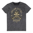 DEAD BEFORE DECAF Unisex Denim T-Shirt