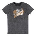 Death Before Decaf Unisex Denim T-Shirt
