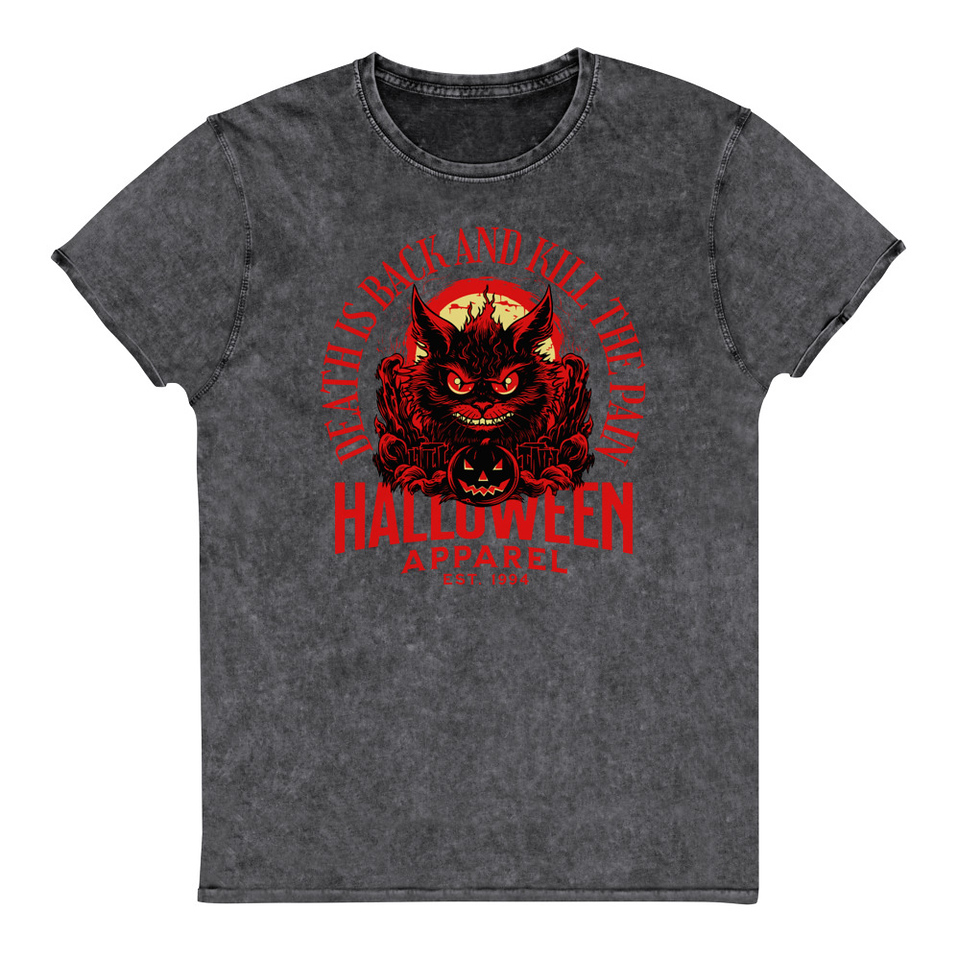 Death is Back Unisex Denim T-Shirt