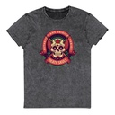 Death Skull - Badge  Unisex Denim T-Shirt