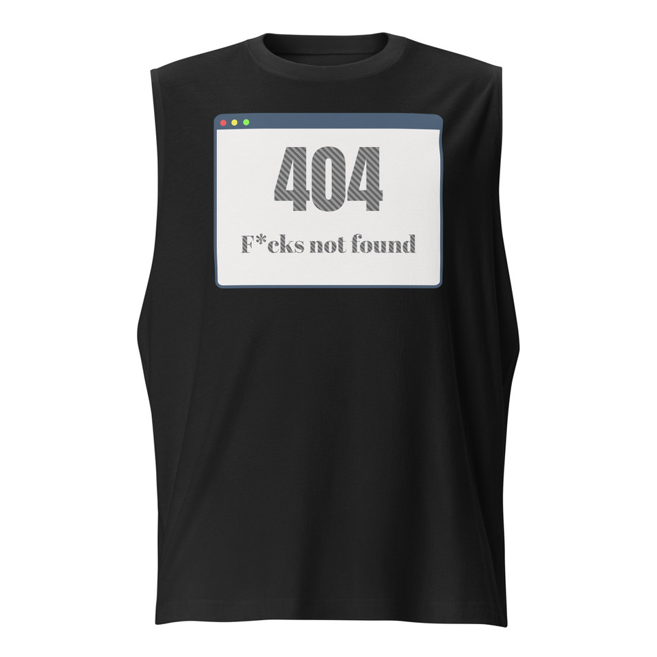 404 Unisex Muscle Shirt