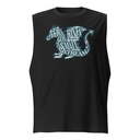 A Dragon Rises - Typographic Lettering Unisex Muscle Shirt