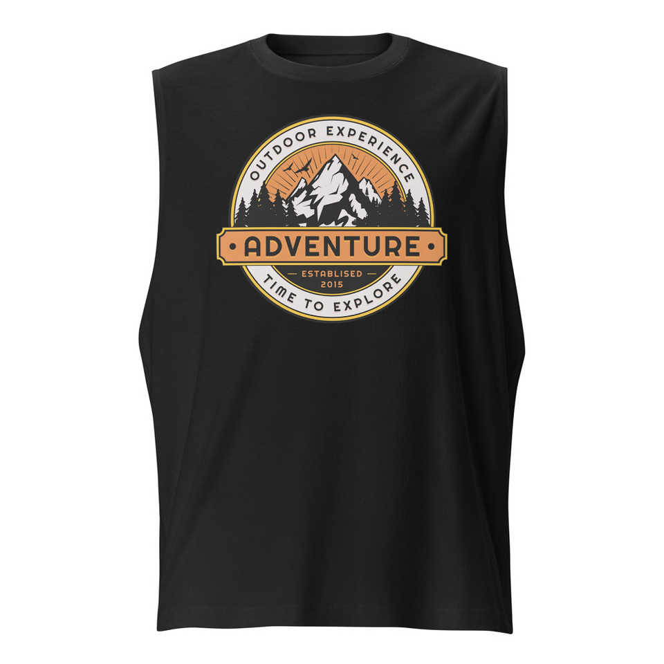 Adventure - Outdoor Mountain Unisex Muscle Shirt