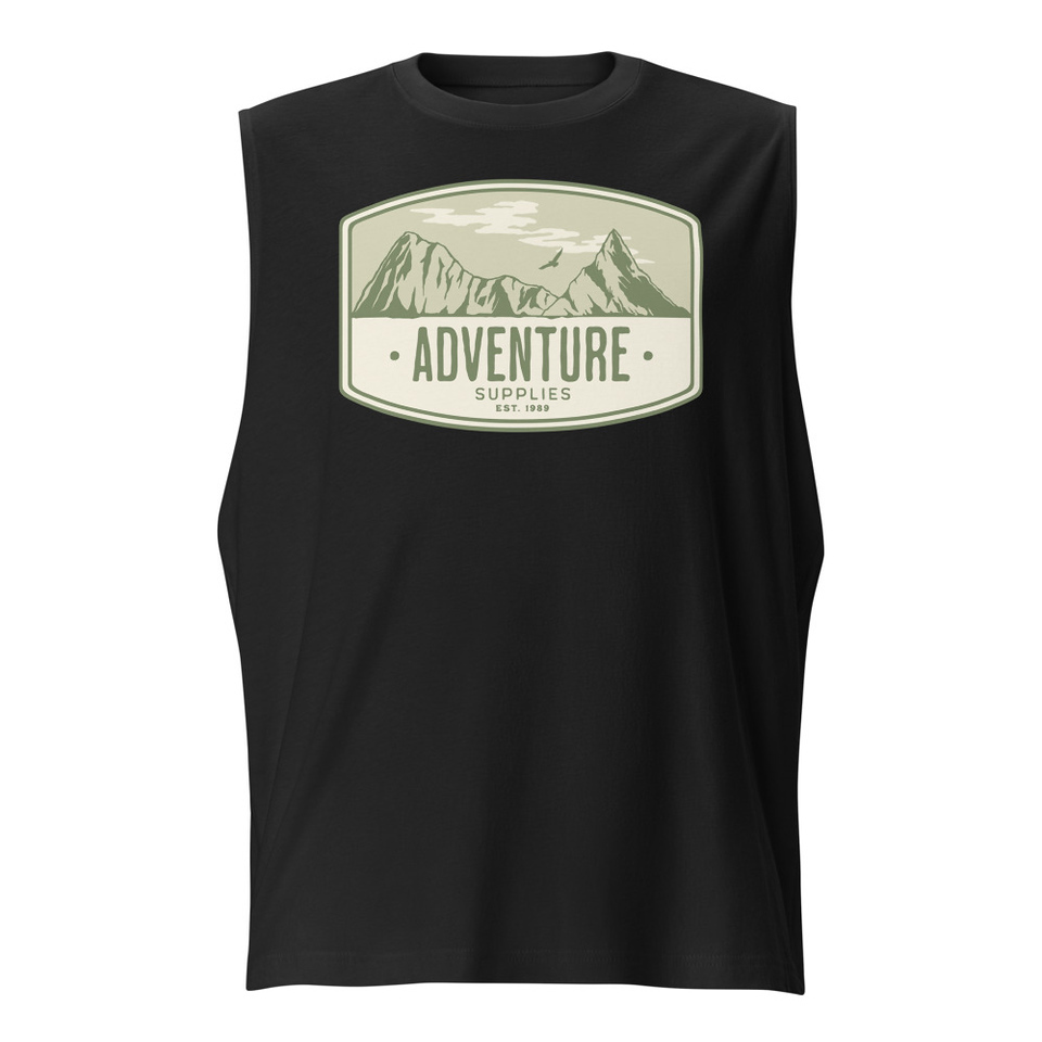 Adventure Supplies - Mountain Unisex Muscle Shirt