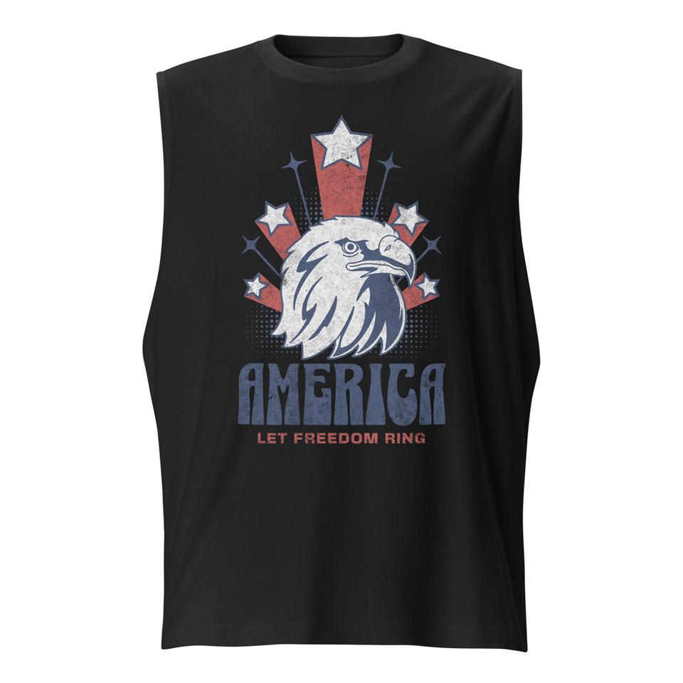 America Unisex Muscle Shirt