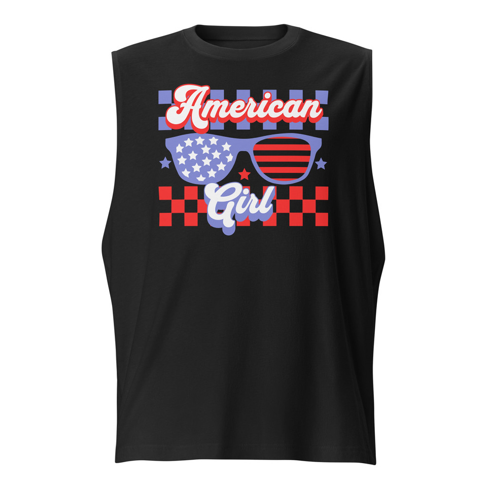 American girl Unisex Muscle Shirt