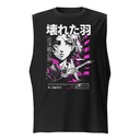 Anime Broken Wings - Neon Japanese Style Unisex Muscle Shirt