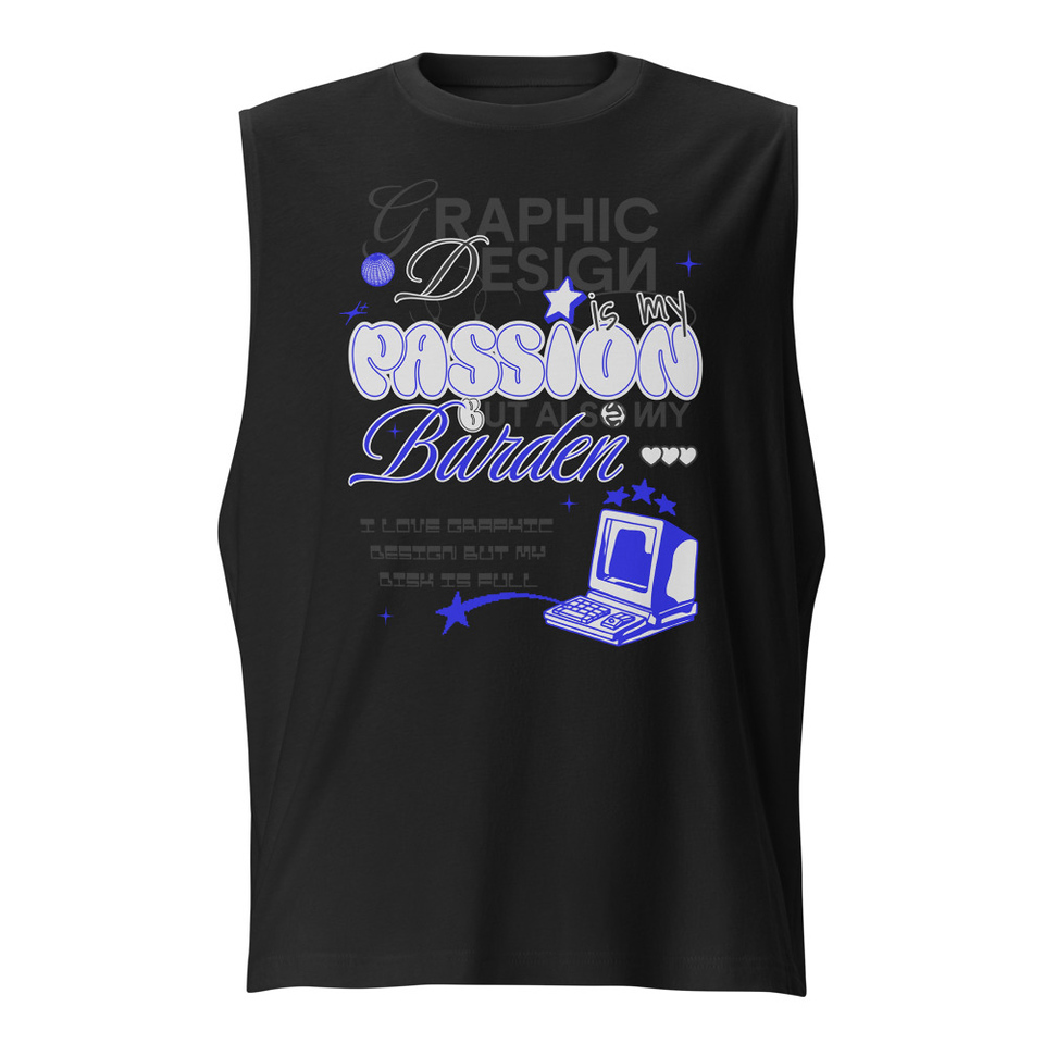 Anti-design  Unisex Muscle Shirt