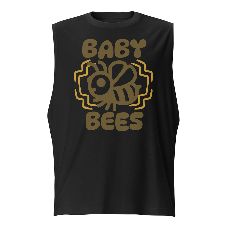 Baby Bees - Cute Insect Unisex Muscle Shirt