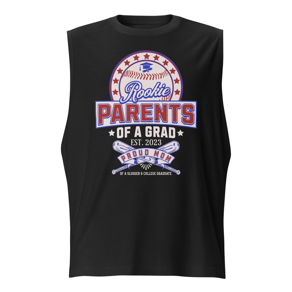 Baseball Mom Of A Graduate Unisex Muscle Shirt