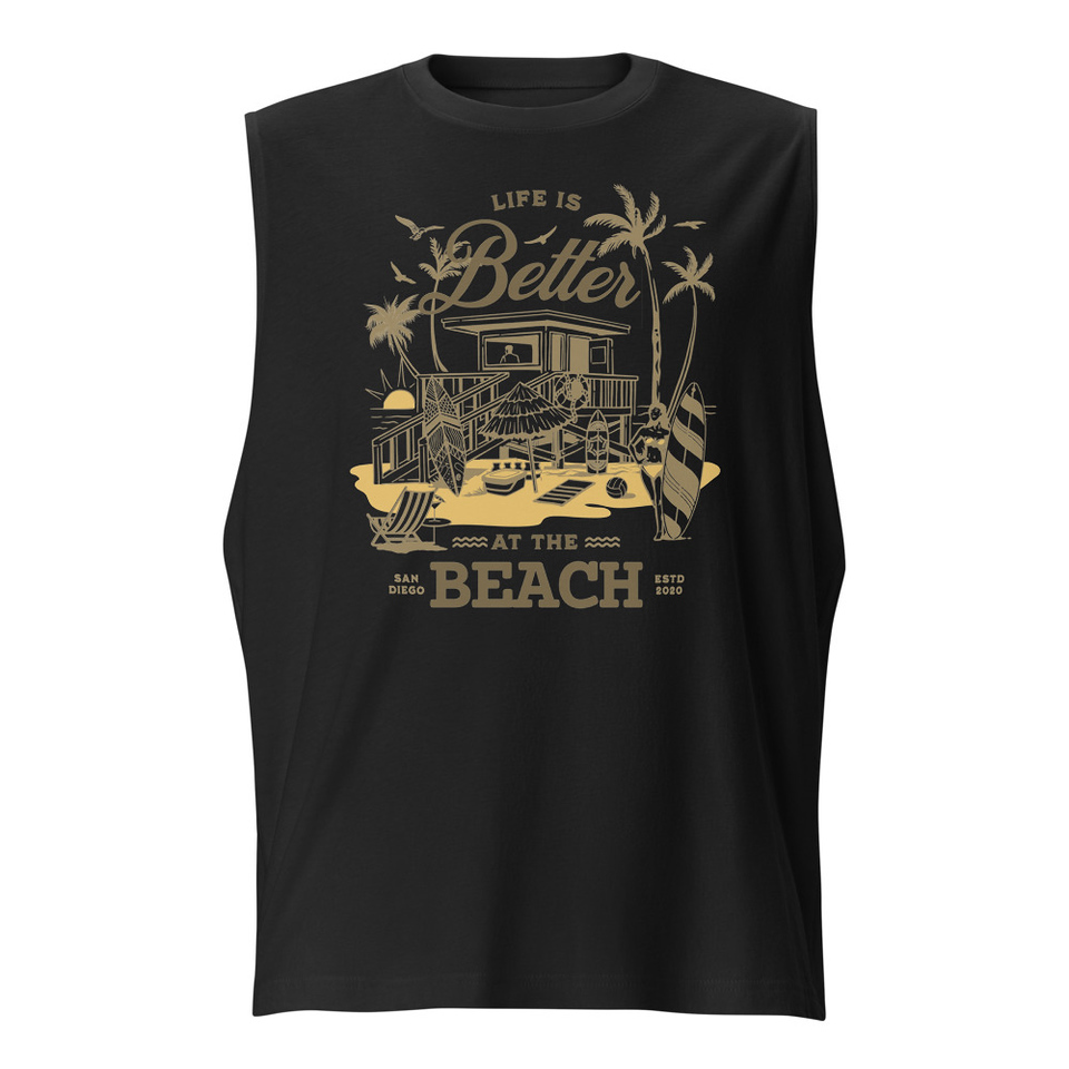 Beach Life - Outdoor Unisex Muscle Shirt