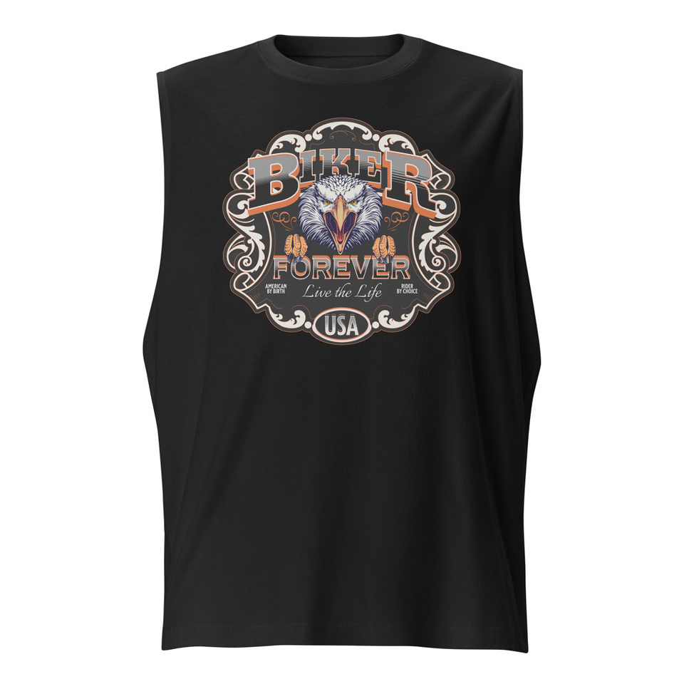 biker forever Unisex Muscle Shirt