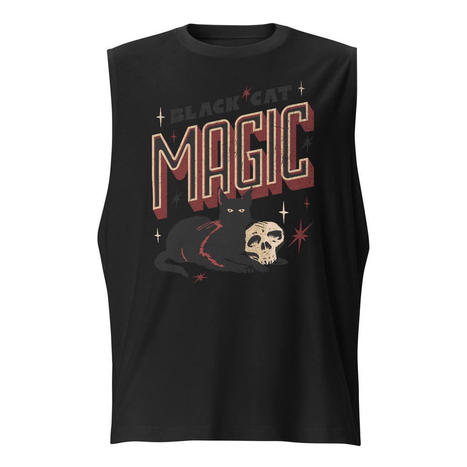 Black Cat Magic Unisex Muscle Shirt
