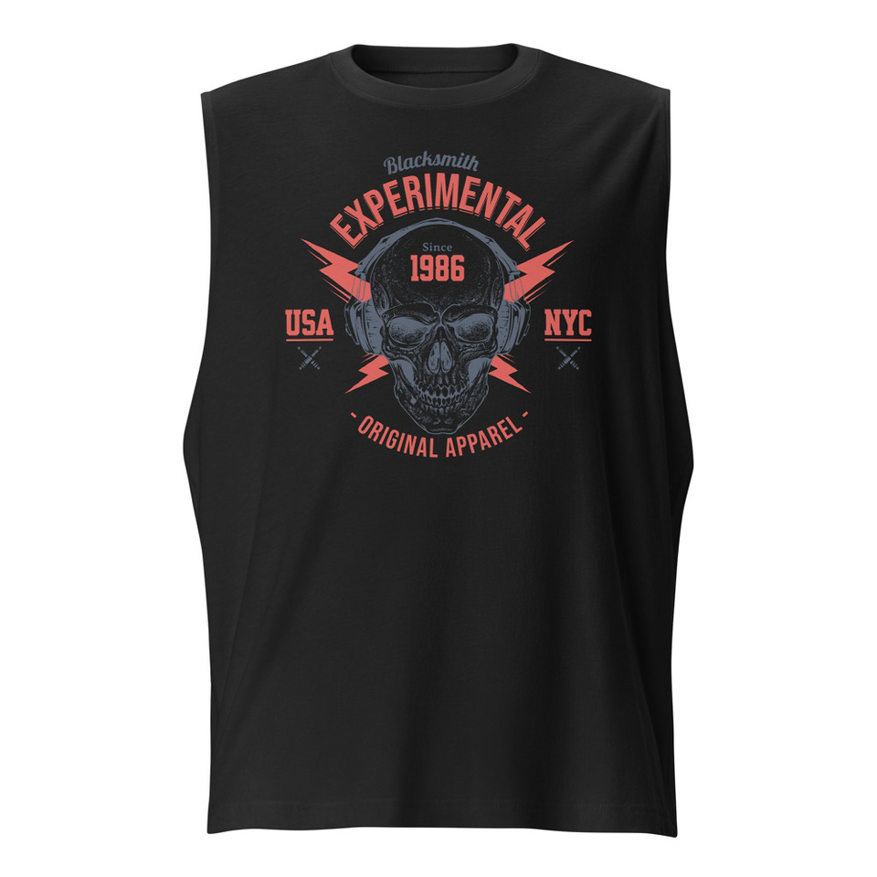 Blacksmith Experimental - Rock Skull Unisex Muscle Shirt