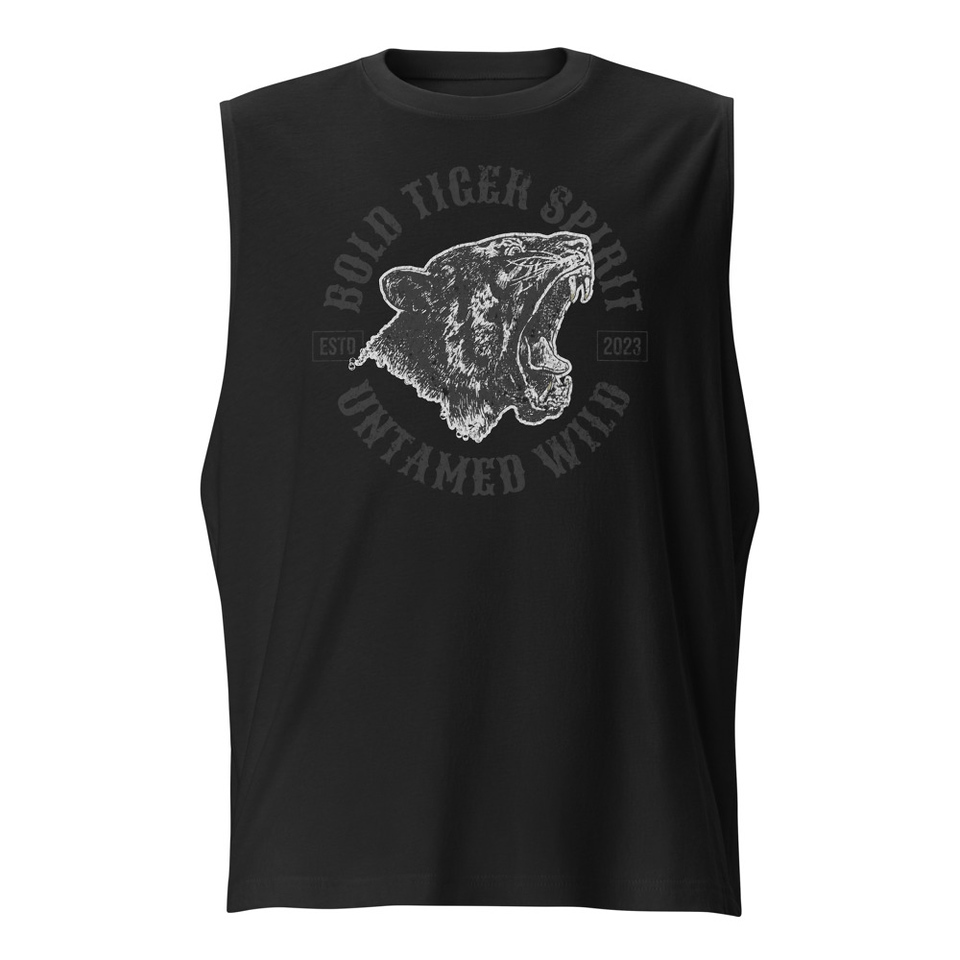 Bold Tiger Spirit Unisex Muscle Shirt