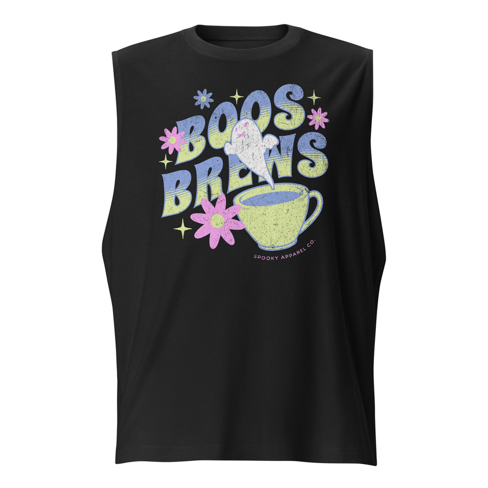 Boos + Brews - Halloween Unisex Muscle Shirt