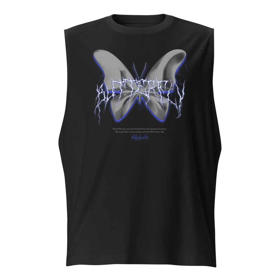 Butterfly Unisex Muscle Shirt