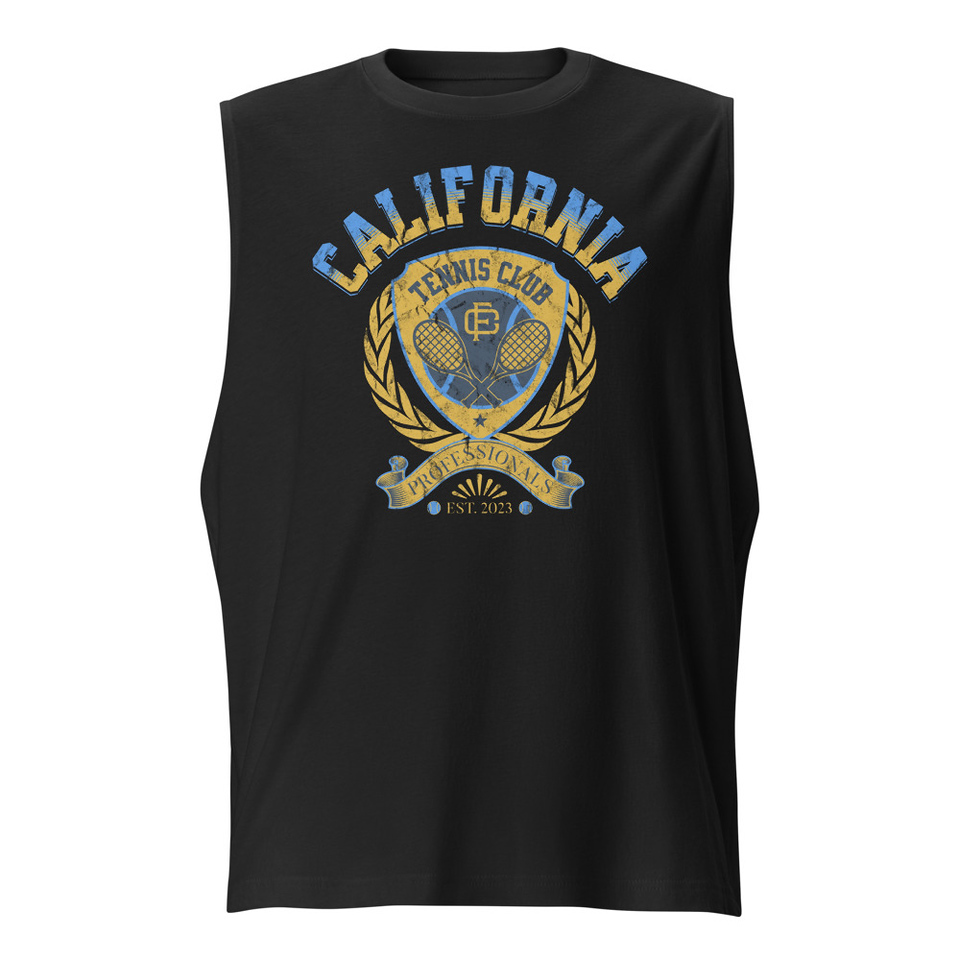CALIFORNIA TENNIS PROFESSIONALS Unisex Muscle Shirt