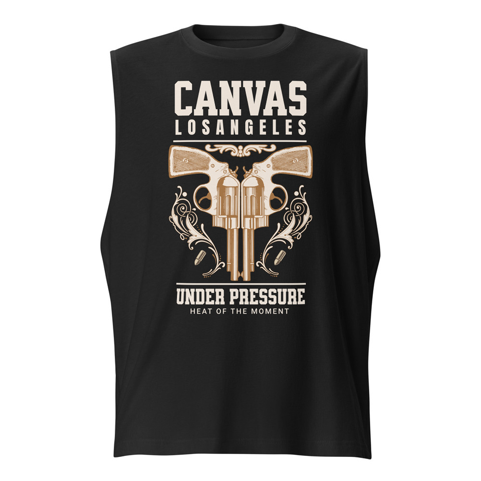 Canvas Los Angeles under pressure Unisex Muscle Shirt