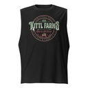 Christmas Tree Farm - Vintage Holiday Badge Unisex Muscle Shirt