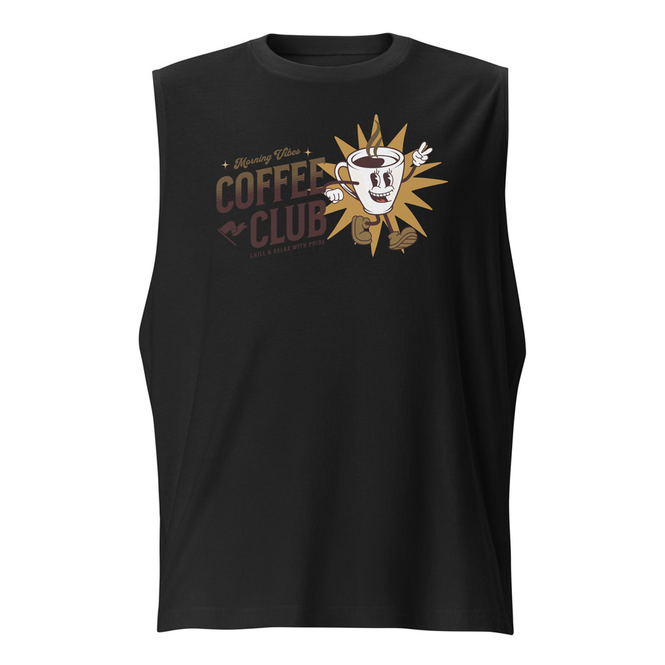 Coffee Club Unisex Muscle Shirt