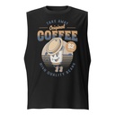 Coffee Cup - Comics Mascot Unisex Muscle Shirt