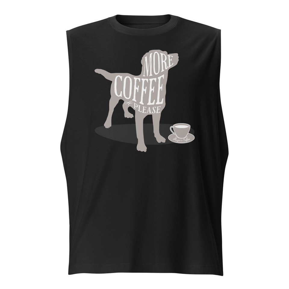 Coffee Dog Unisex Muscle Shirt