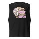 Coffee is Happiness - Retro Cartoon Mascot Unisex Muscle Shirt