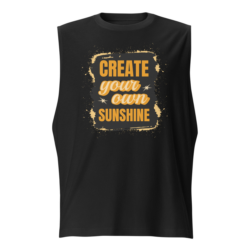 Create your own Sunshine Unisex Muscle Shirt