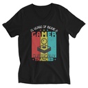 25 Years of Being A Gamer Unisex V-Neck Tee