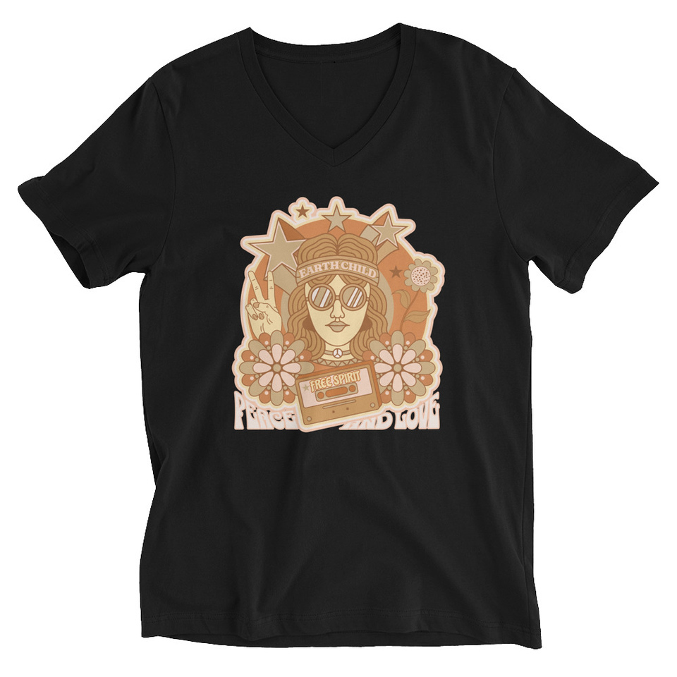 60s tee design Unisex V-Neck Tee