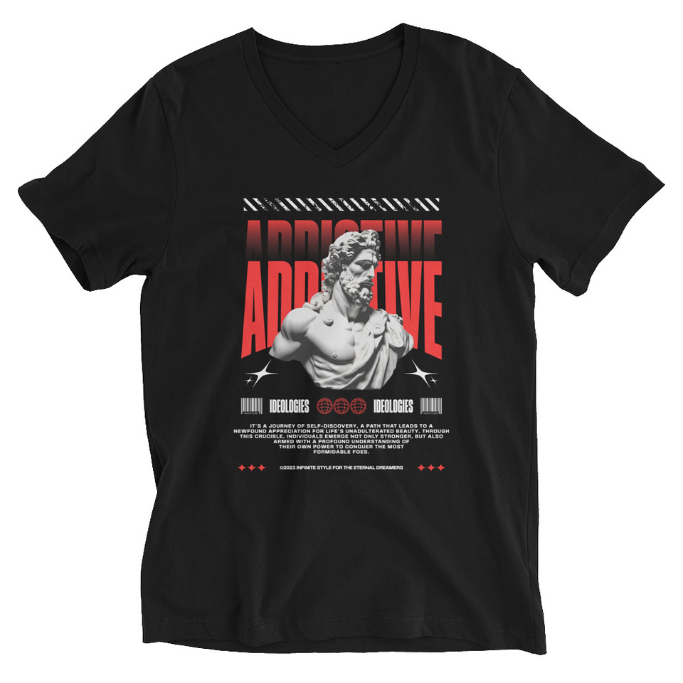 Addictive Unisex V-Neck Tee