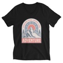 Adventure - Mountain Climbing Unisex V-Neck Tee