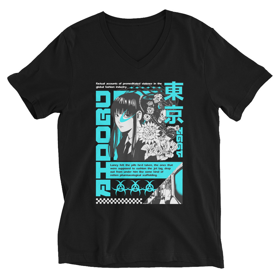Aidoru - Japanese Anime Girl Unisex V-Neck Tee